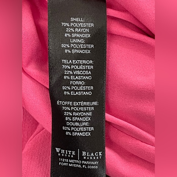 WHBM  Pink sleeveless dress  6 - Picture 10 of 10